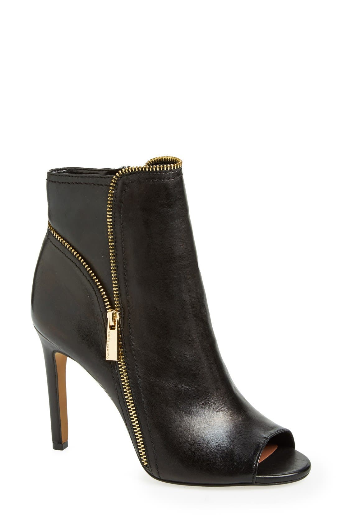 vince camuto sashane peep toe bootie