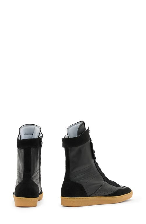 Shop Allsaints Louise High Top Sneaker In Black