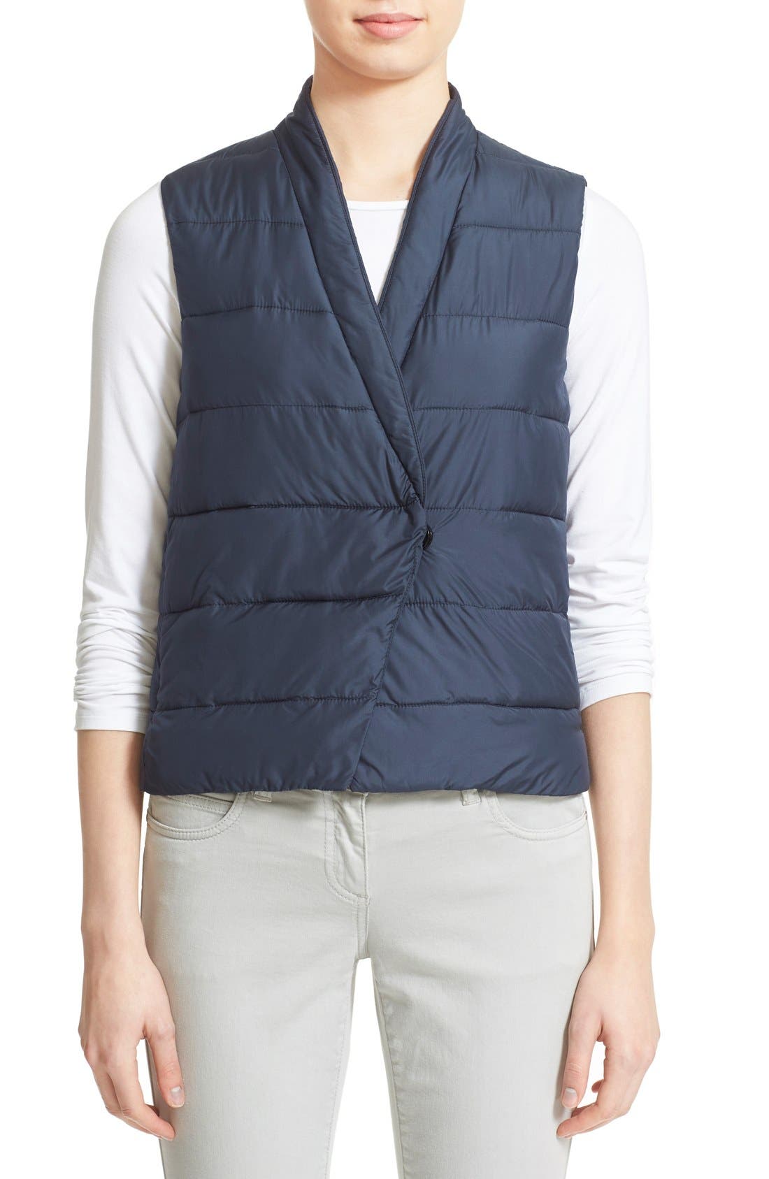 Eleventy Channel Quilted Smoking Vest Nordstrom
