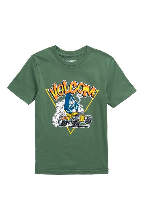 Volcom Kids' Hot Rodders Graphic T-Shirt Fir Green at Nordstrom,