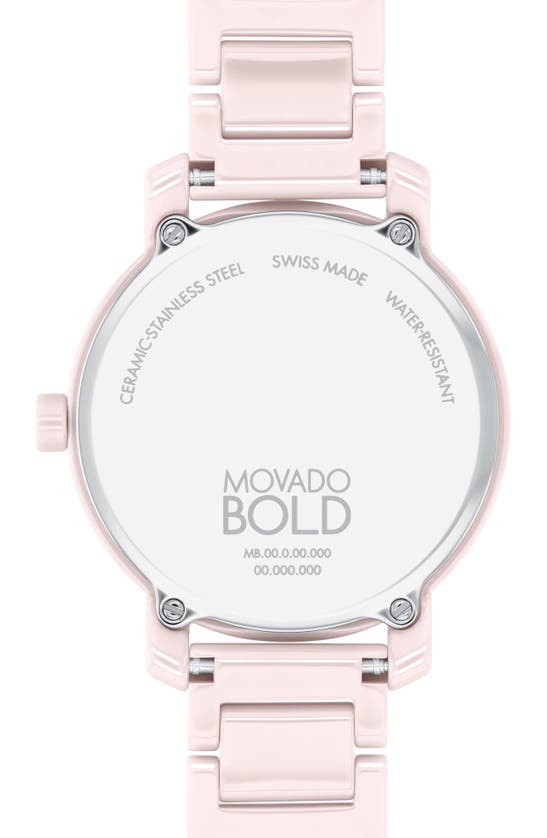 Movado Bold Evolution 2.0 Bracelet Watch, 34mm In Blush