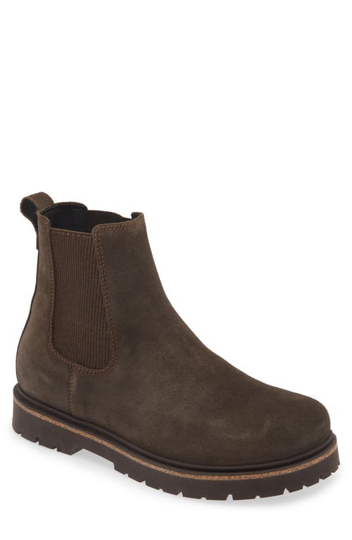 Shop Birkenstock Highwood Chelsea Boot In Chocolate