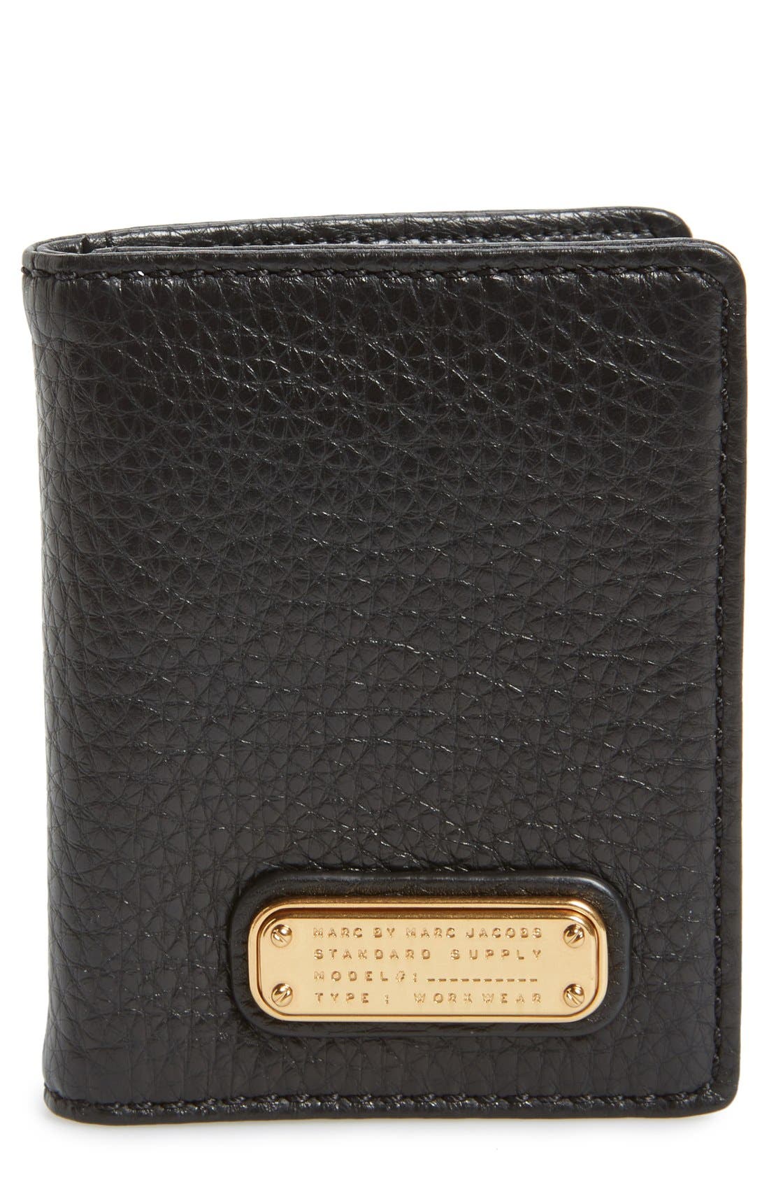 MARC BY MARC JACOBS 'New Q' Leather Card Case Nordstrom