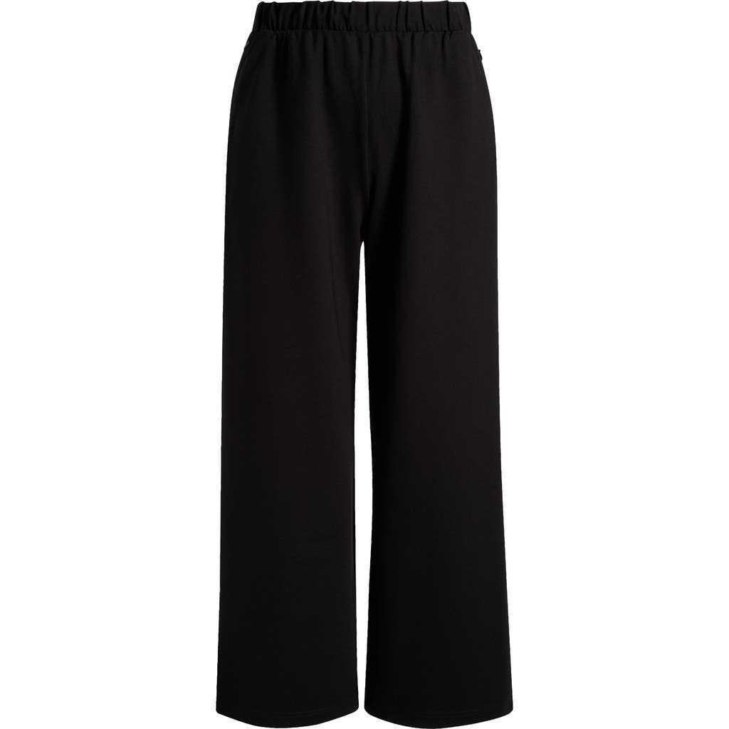 Universal Standard Stephanie Wide Leg Ponte Pants In Black