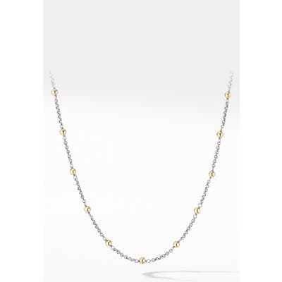 David Yurman Cable Collectibles Bead & Chain Necklace