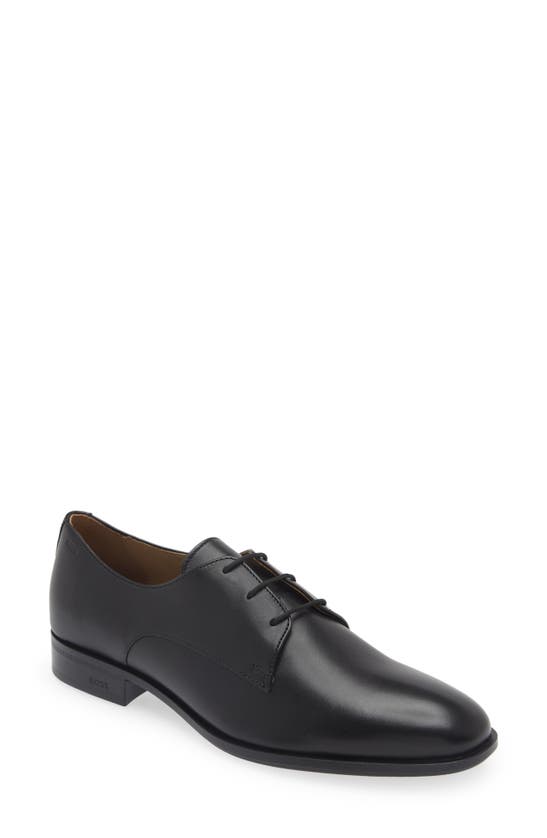 Hugo Boss Colby Leather Derby In Black