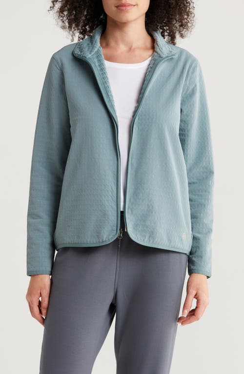 Free Fly Grid Bonded Fleece Zip Jacket at Nordstrom,