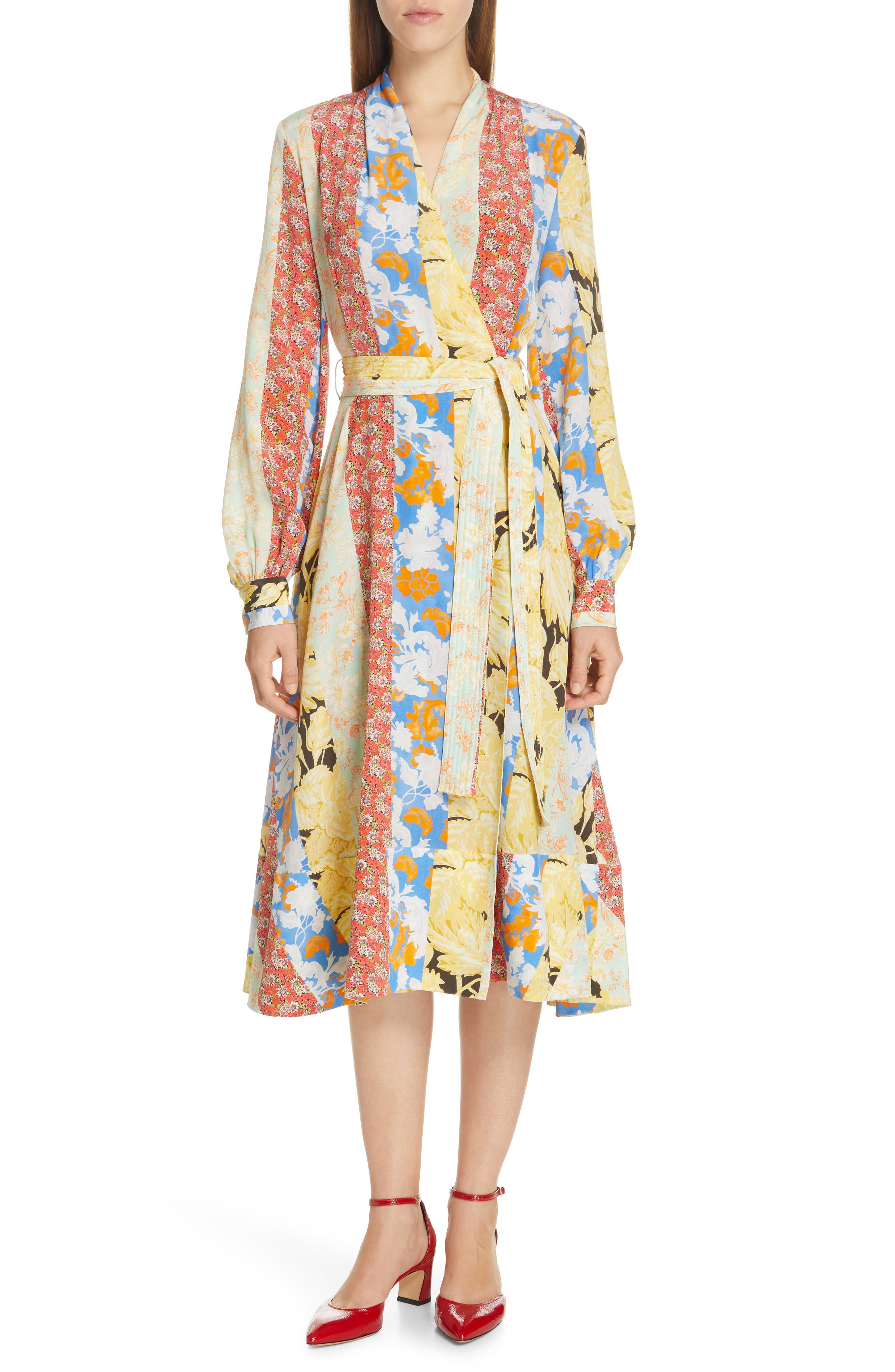 stine goya wrap dress
