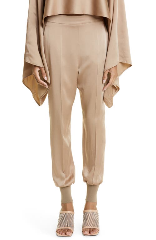 Stella McCartney Satin Joggers 2802 Taupe at Nordstrom, Us