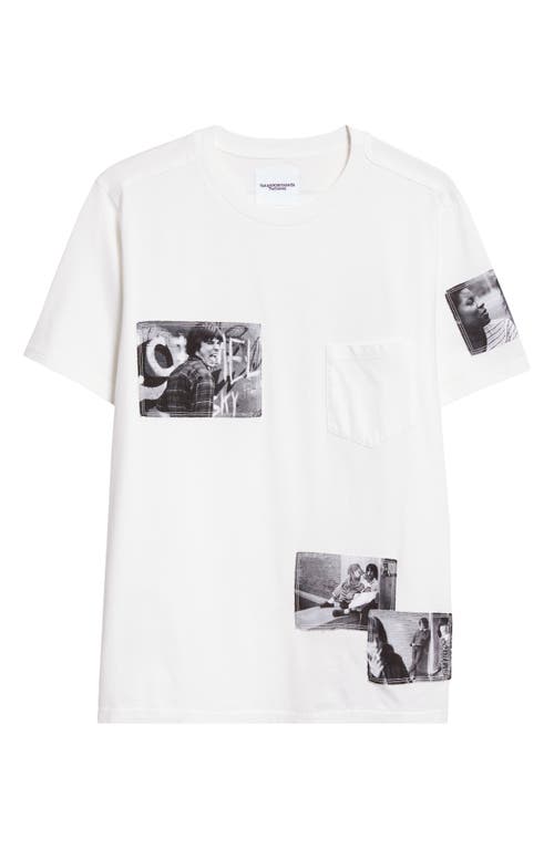 Shop Takahiromiyashita The Soloist Takahiromiyashita Thesoloist. Joseph Szabo Photo Patch Cotton Pocket T-shirt In White