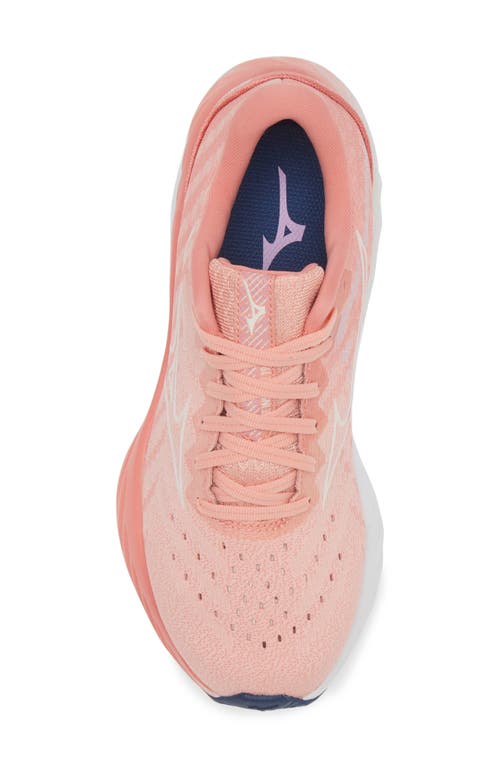Shop Mizuno Wave Inspire 19 Sneaker (women)<br /> In Peach Bud-vaporous Grey