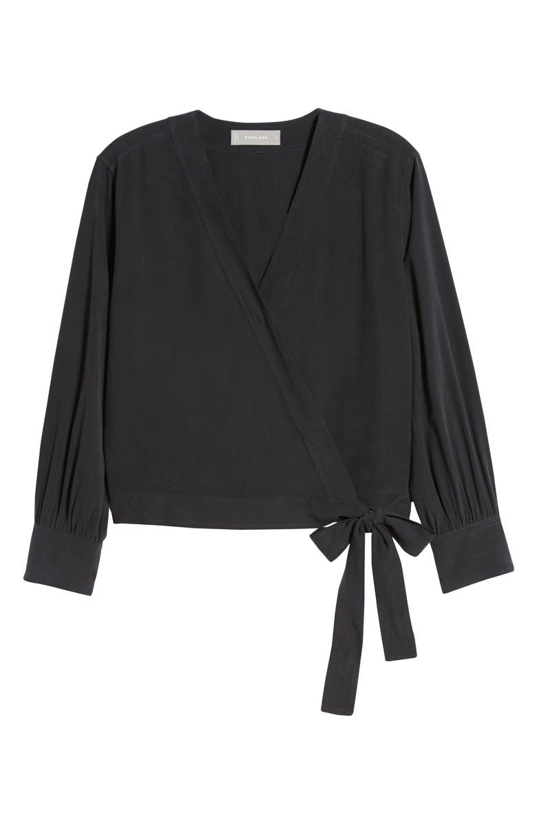 Everlane The Washable Silk Wrap Top | Nordstrom