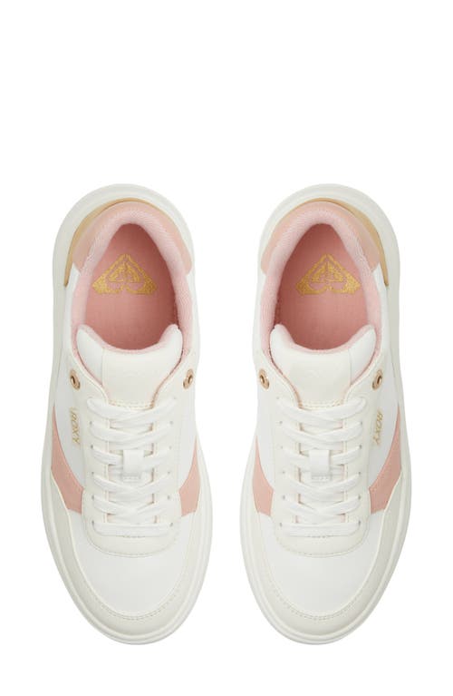 Shop Roxy Carver Sneaker In White Multi