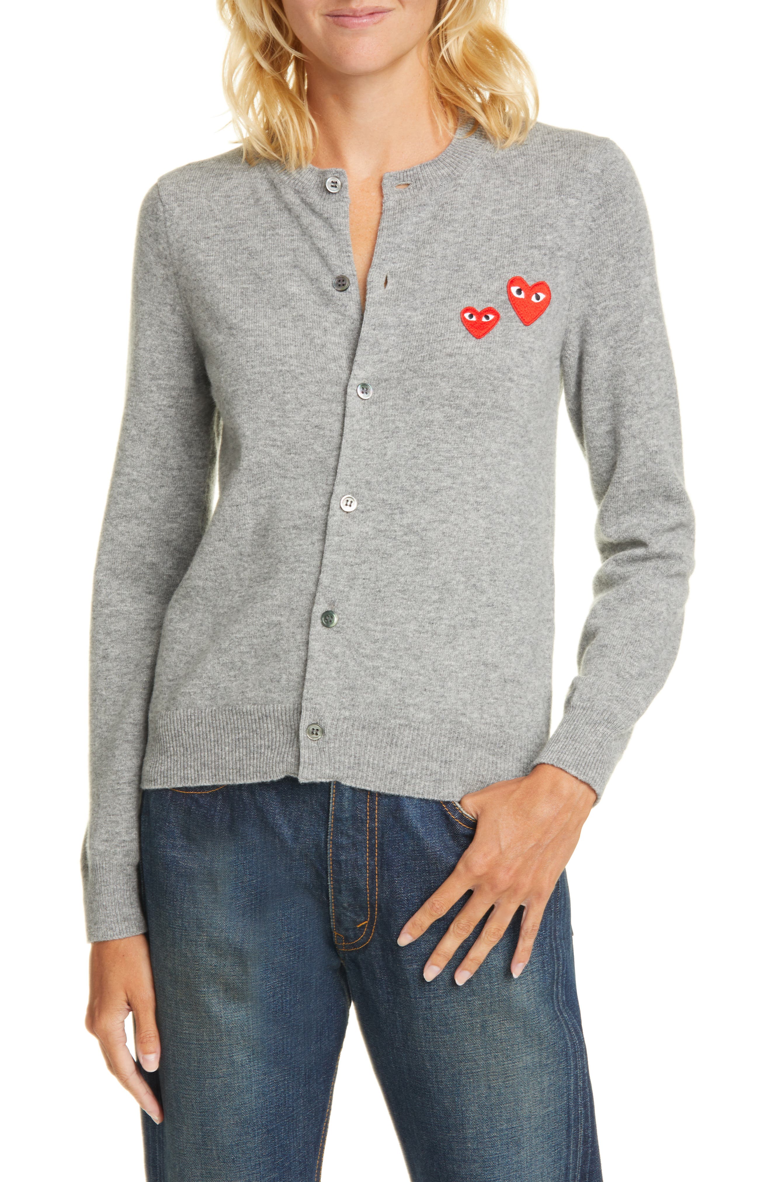 comme des garcons cardigan womens