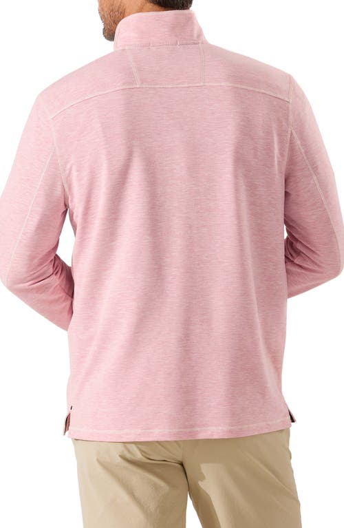 Shop Tommy Bahama Costa Ver Half Zip Pullover In Dahlia Pink