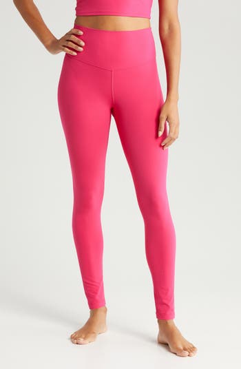 NEW Nordstrom Zella High Waist 7/8 Daily Pocket Leggings Size XXL Pink  Pants