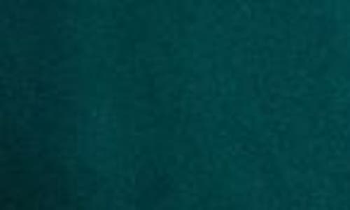 House Of Cb Shiloh Long Sleeve Satin Wrap Dress In Emerald Green