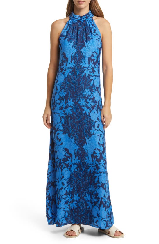Lilly Pulitzer Women's Donita Floral Maxi Dress In Navy Blue