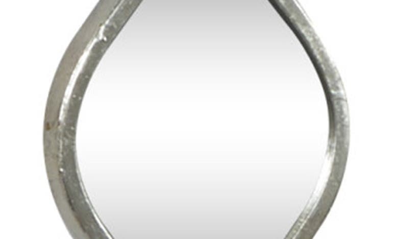 Vivian Lune Home Geometric Slim Wall Mirror In Silver