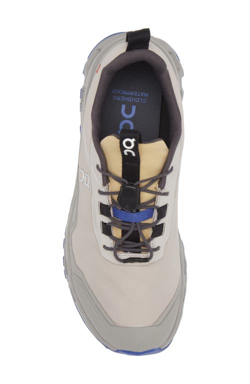 On Kids' Cloudhero Waterproof Running Shoe In Silver/fog