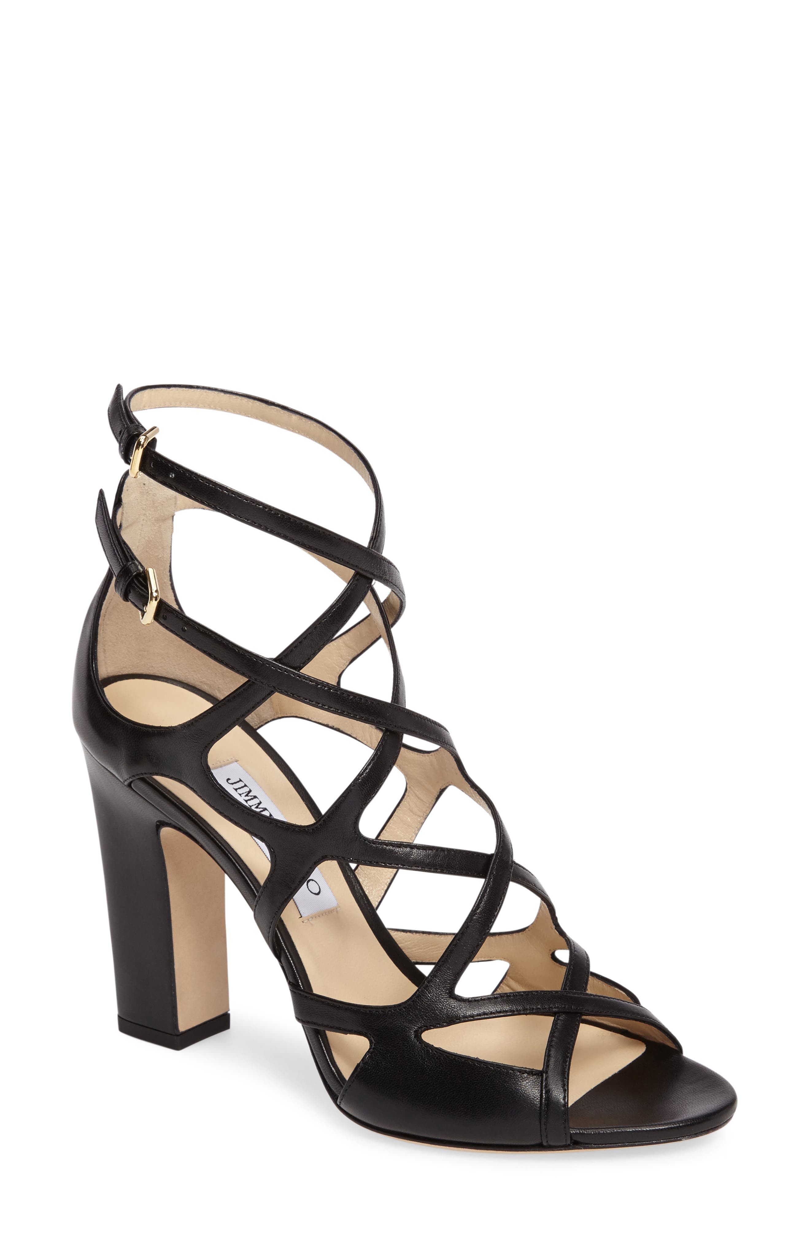 Jimmy Choo Dillan Block Heel Sandal (Women) Nordstrom