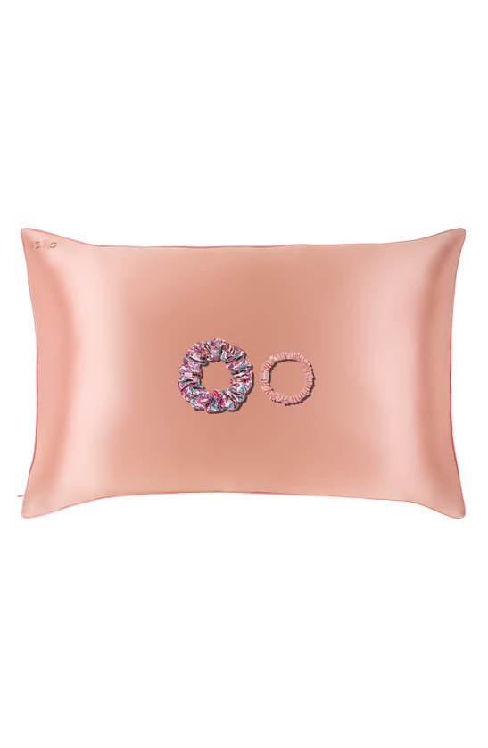 Slip Chelsea Pure Silk Queen Pillowcase & Scrunchie Set (limited Edition) $108 Value In White