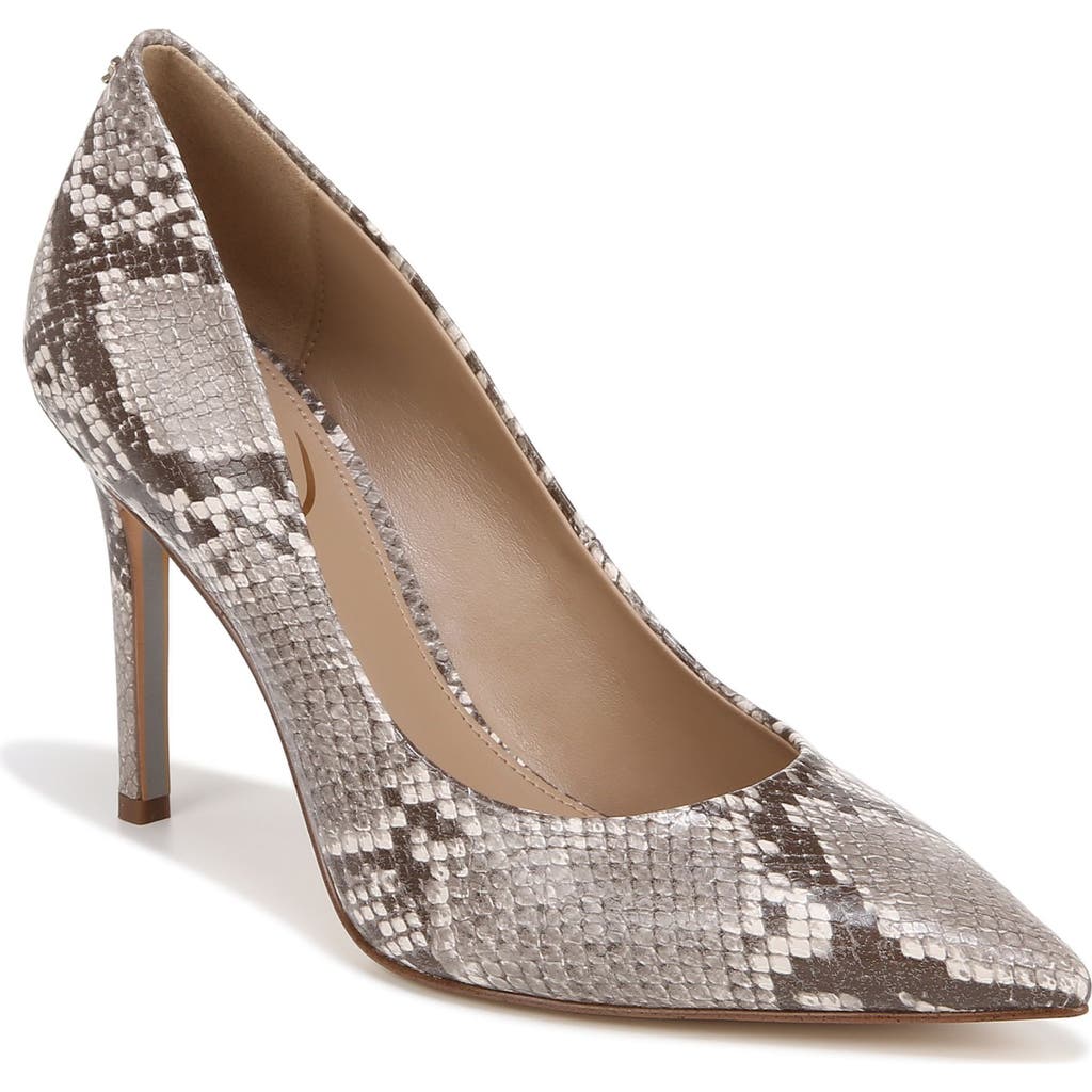 Sam Edelman Hazel Pointed Toe Pump In Sandshell Multi