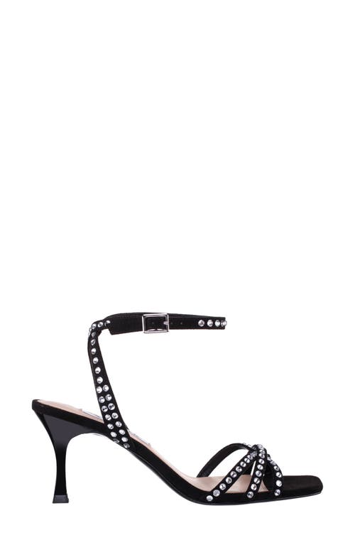 Nina Laura Ankle Strap Sandal In Black