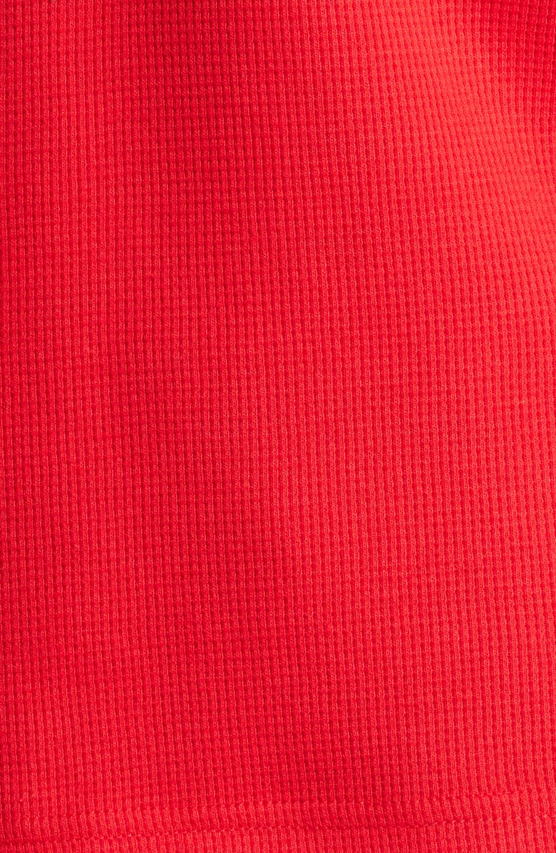 WEAR by Erin Andrews Women's WEAR by Erin Andrews Red Washington Capitals Waffle Henley Long Sleeve T-Shirt, Alternate, color, Red