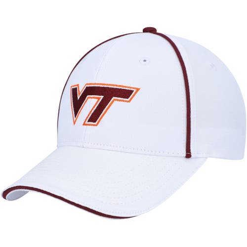 Men's Colosseum White Virginia Tech Hokies Take Your Time Snapback Hat