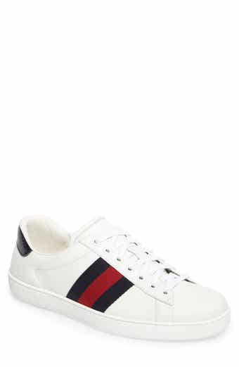 Gucci White Leather Ace Sneakers Size 45 Gucci