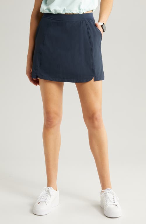 Shop Zella Vantage High Waist Skort In Navy Sapphire