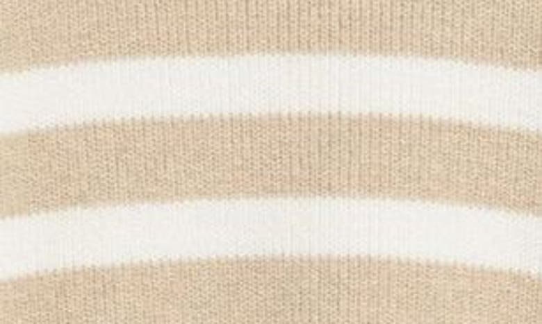 Rails Tessa Striped Zip Sweater In Sand Stripe