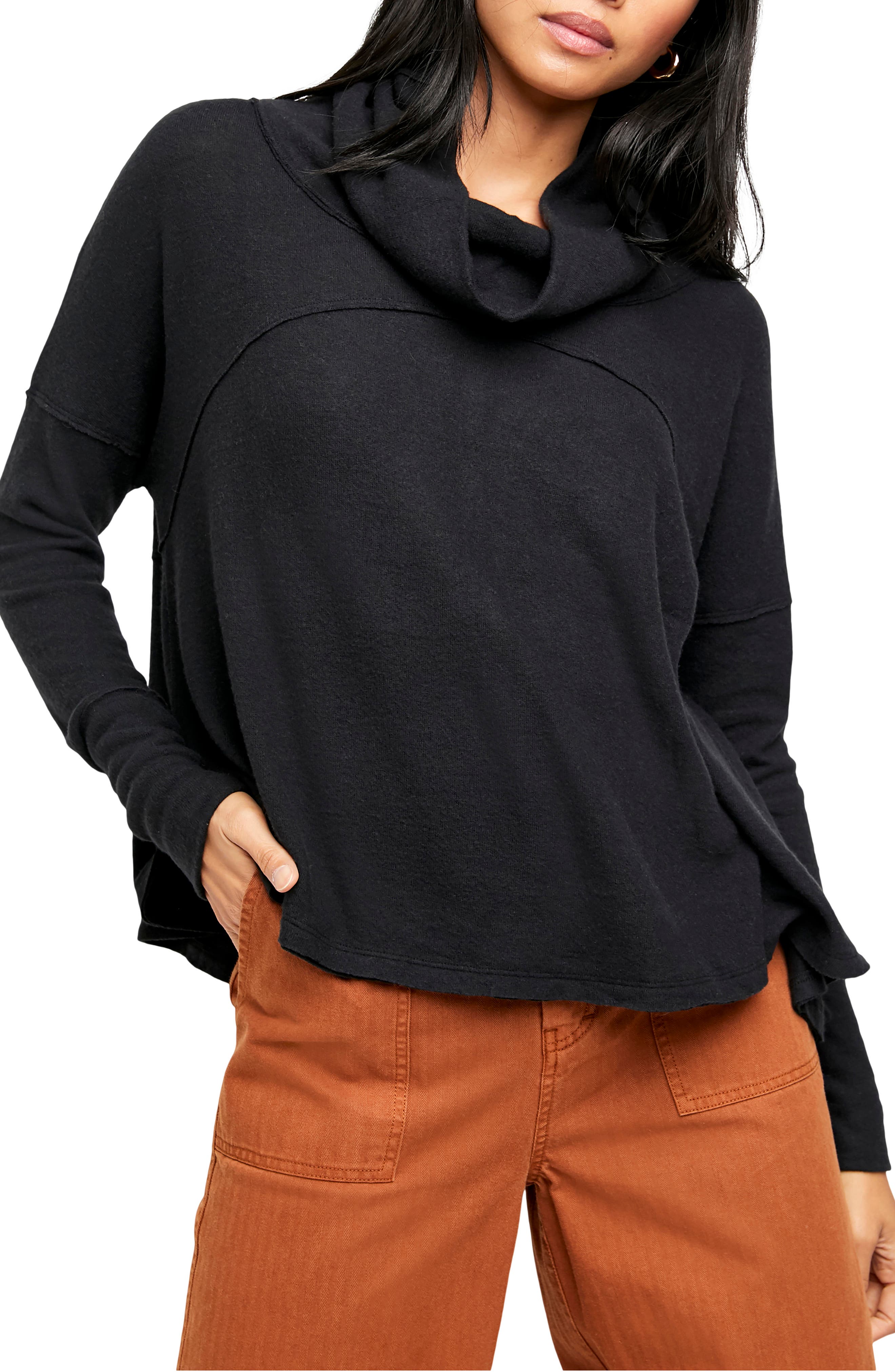 free people cozy time funnel pullover