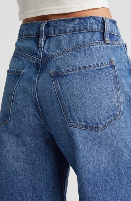Frame Le Jane Raw Hem Crop Wide Leg Jeans In Shylock