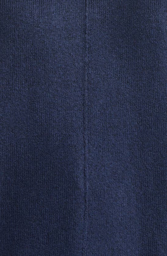 Shop Vince Camuto Exposed Seam Crewneck Sweater In Classic Navy