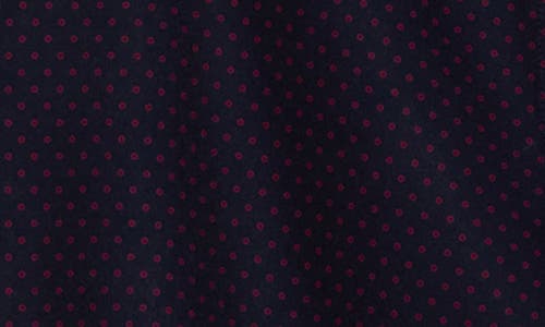 Denim And Flower Red Circle Tech Button-up Shirt In Navy