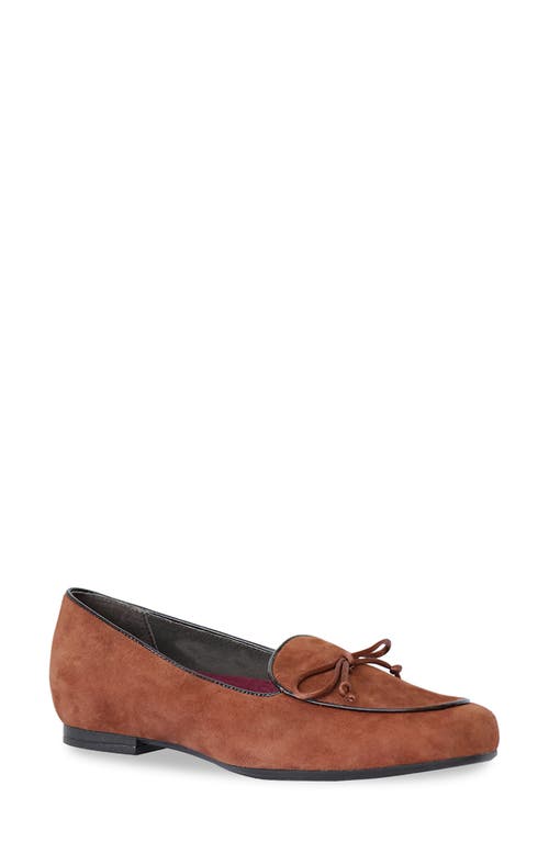 Rossa Flat in Ginger Bread Suede