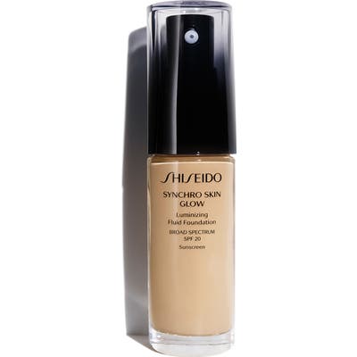 Shiseido Synchro Skin Glow Luminizing Fluid Foundation Broad Spectrum Spf 20 - G4
