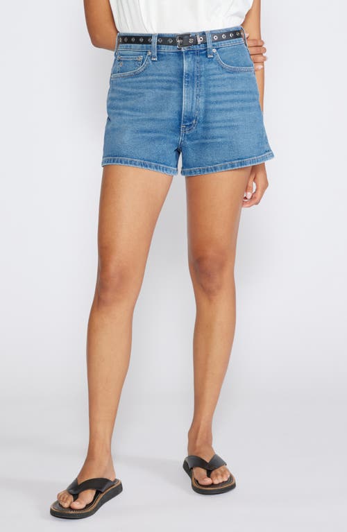 ÉTICA Fern High Waist Denim Shorts in Coba