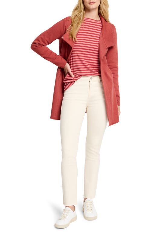 Shop Nic + Zoe Nic+zoe Around Town Open Front Knit Jacket In Tandoori