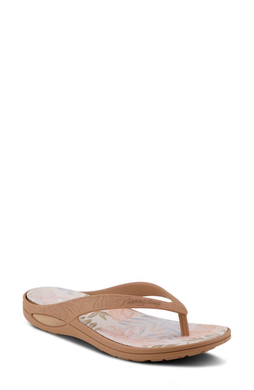 Spring Step Contilo Flip Flop In Tan