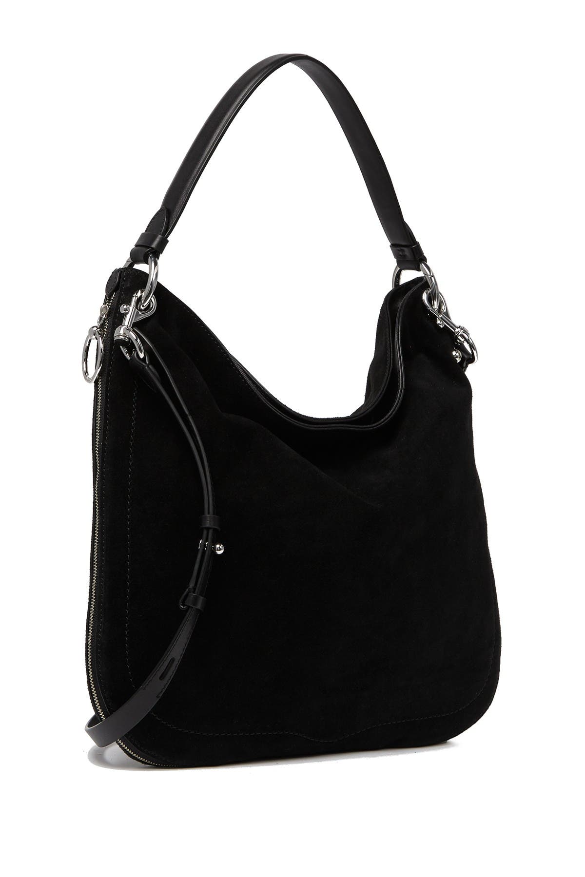 rebecca minkoff suede hobo
