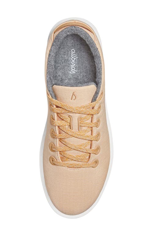 Allbirds Wool Piper Sneaker In Lux Camel/blizzard