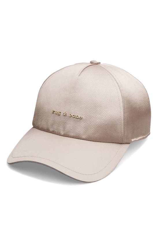 Avery Baseball Cap In Taupe