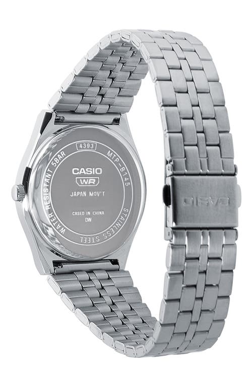 Casio Vintage Bracelet Watch, 35mm In Silver