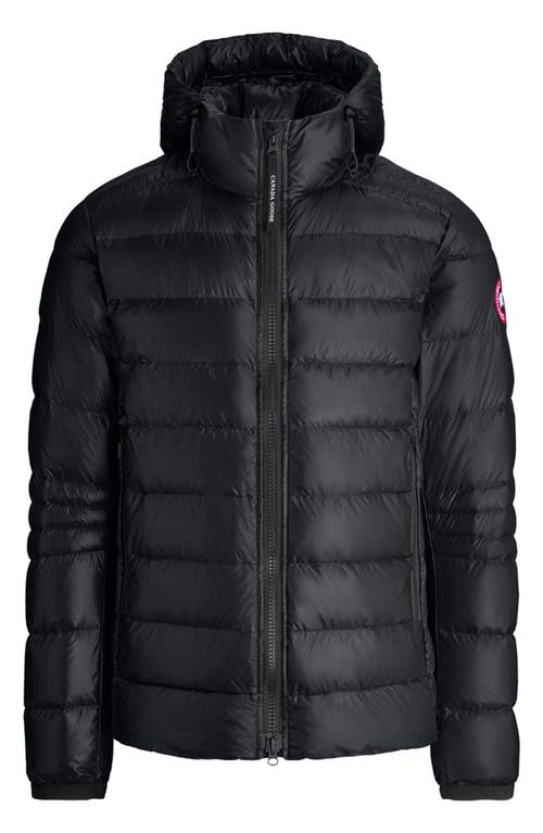 Canada Goose Crofton Water Resistant Packable Quilted 750-Fill-Power Down Jacket in Black