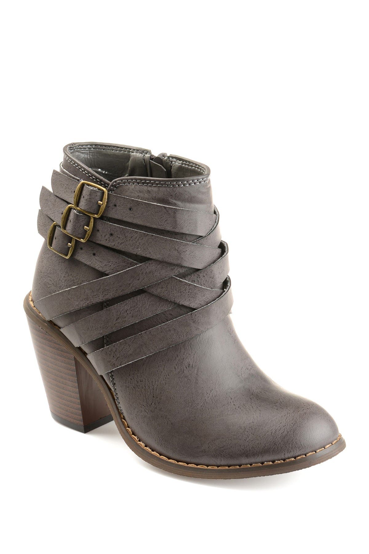 journee collection samara strappy bootie