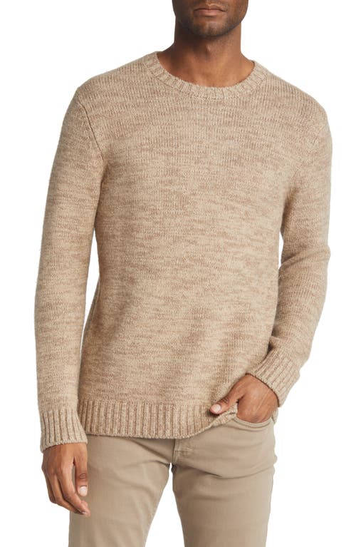 Rails Orrin Heather Crewneck Sweater Toasted Barley at Nordstrom,