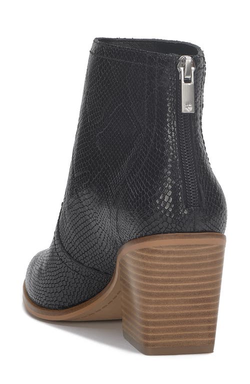 LUCKY BRAND LUCKY BRAND SONAH SNAKESKIN EMBOSSED BOOTIE
